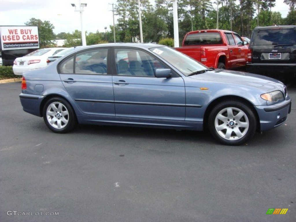 2003 3 Series 325i Sedan - Steel Blue Metallic / Sand photo #3