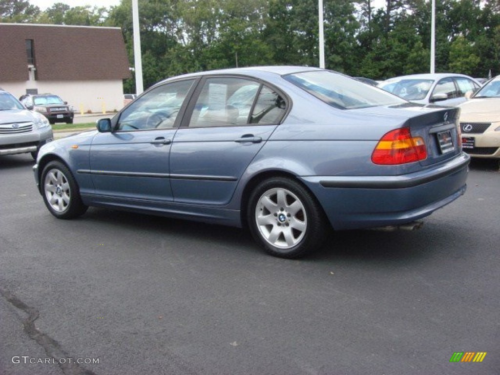 2003 3 Series 325i Sedan - Steel Blue Metallic / Sand photo #5
