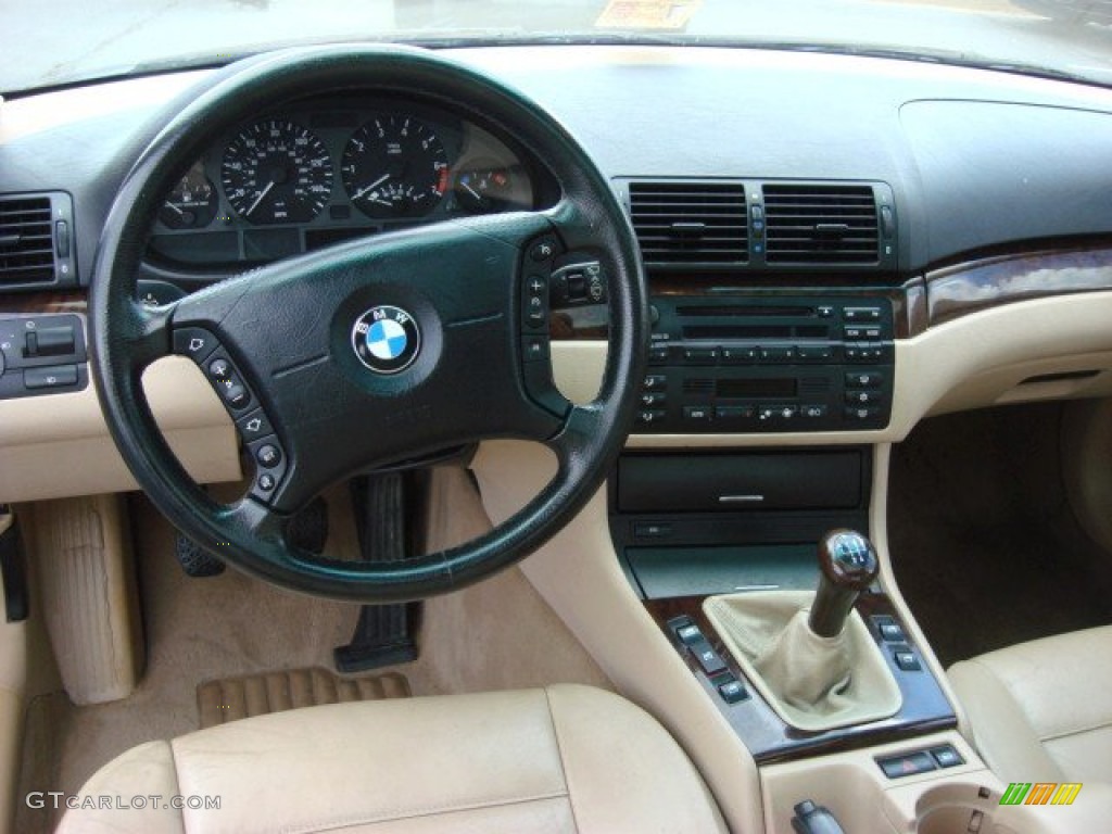 2003 3 Series 325i Sedan - Steel Blue Metallic / Sand photo #10