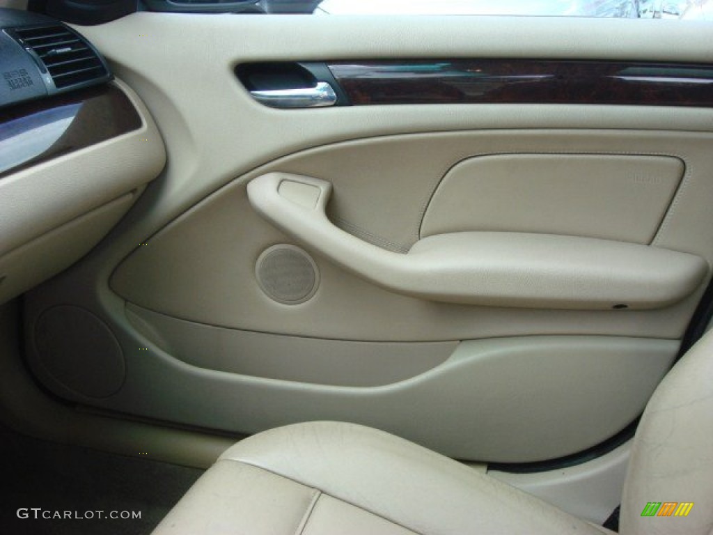 2003 3 Series 325i Sedan - Steel Blue Metallic / Sand photo #15