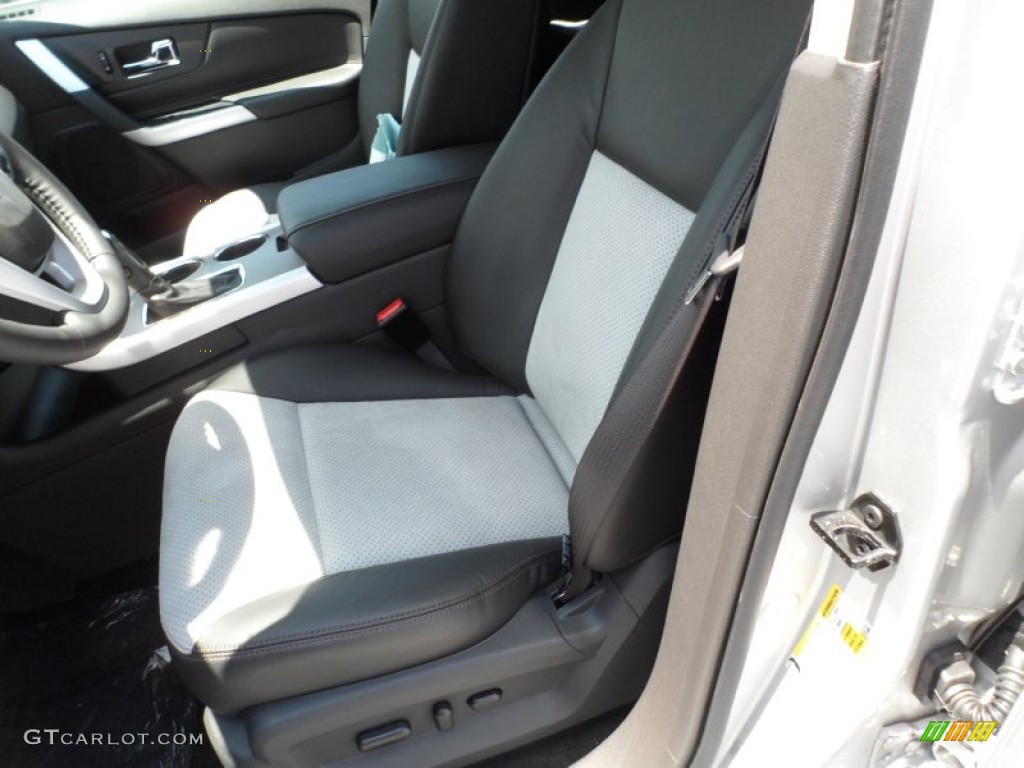 SEL Appearance Charcoal Black/Gray Alcantara Interior 2013 Ford Edge SEL EcoBoost Photo #68031719