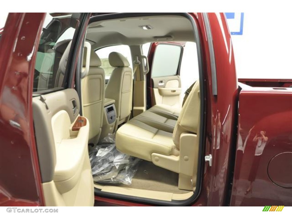 2013 Silverado 1500 LTZ Crew Cab 4x4 - Deep Ruby Metallic / Light Cashmere/Dark Cashmere photo #24