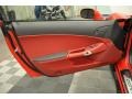 2013 Chevrolet Corvette Red Interior Door Panel Photo