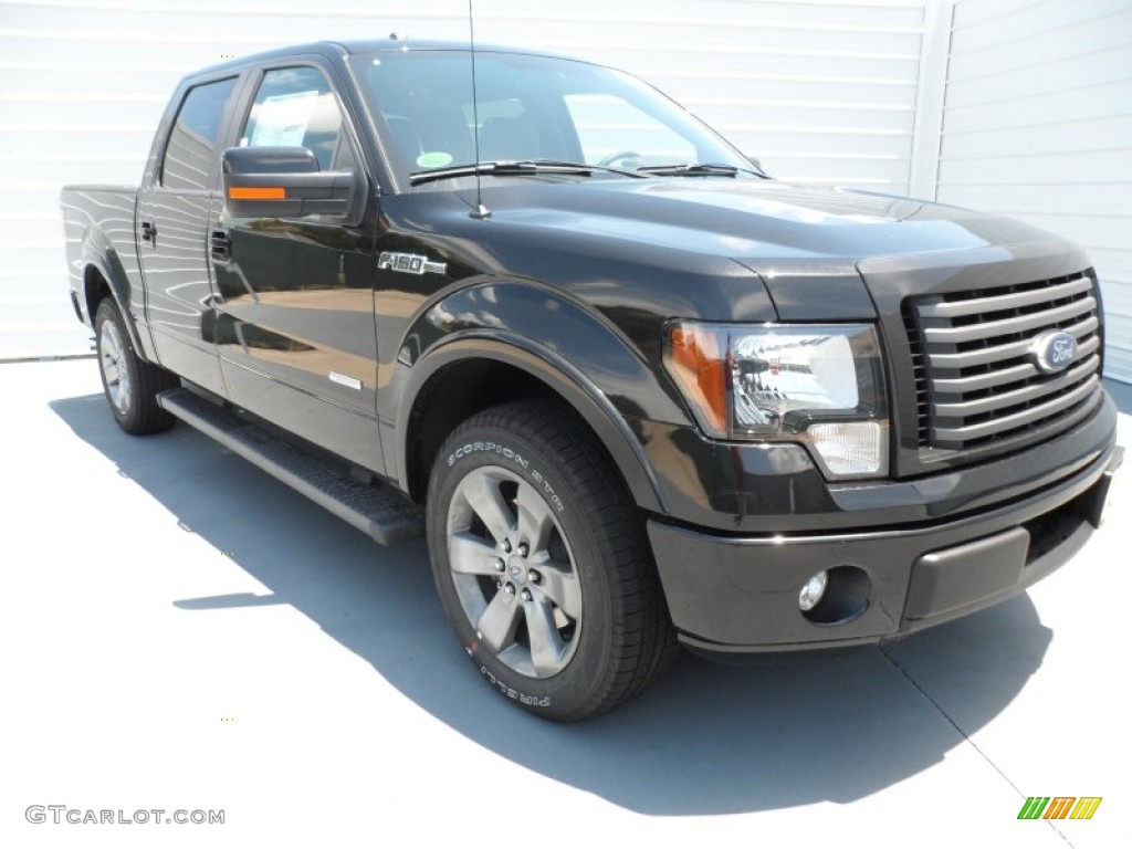 Tuxedo Black Metallic 2012 Ford F150 FX2 SuperCrew Exterior Photo #68032694