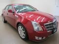 2009 Crystal Red Cadillac CTS 4 AWD Sedan  photo #1