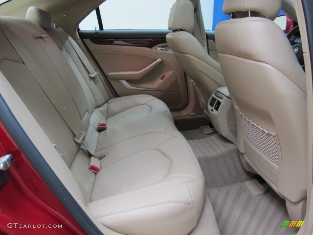 2009 CTS 4 AWD Sedan - Crystal Red / Cashmere/Cocoa photo #21