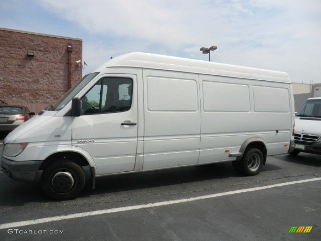 Arctic White 2003 Dodge Sprinter Van 3500 High Roof Cargo Exterior Photo #68033306