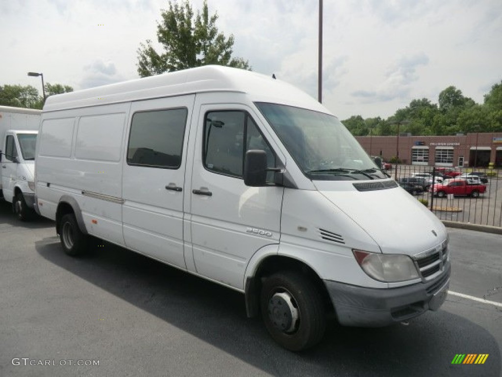 Arctic White 2003 Dodge Sprinter Van 3500 High Roof Cargo Exterior Photo #68033321