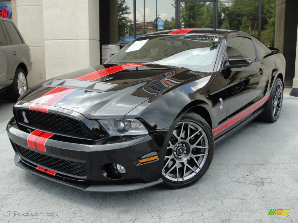 Ebony Black 2011 Ford Mustang Shelby GT500 SVT Performance Package Coupe Exterior Photo #68033762