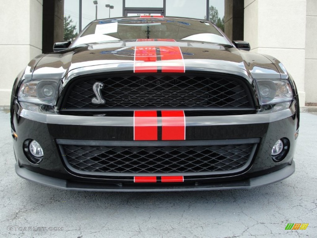 Ebony Black 2011 Ford Mustang Shelby GT500 SVT Performance Package Coupe Exterior Photo #68033771