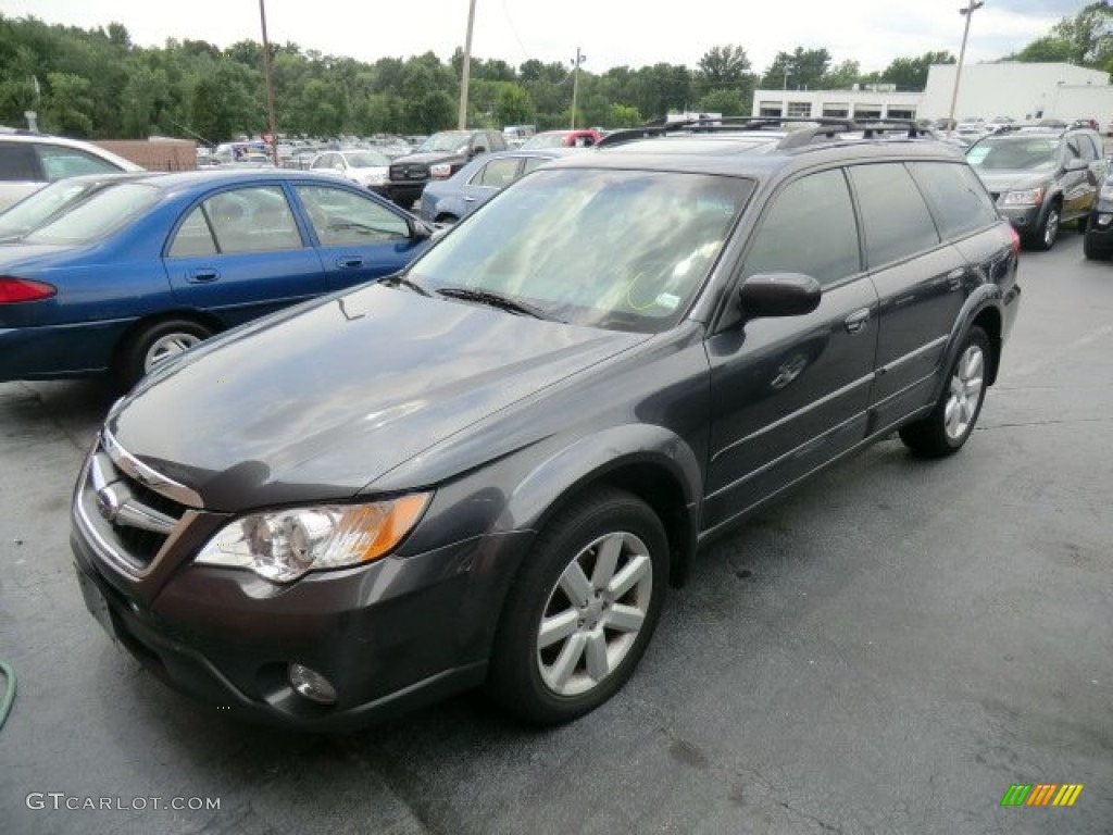 2008 Outback 2.5i Limited Wagon - Diamond Gray Metallic / Off Black photo #1