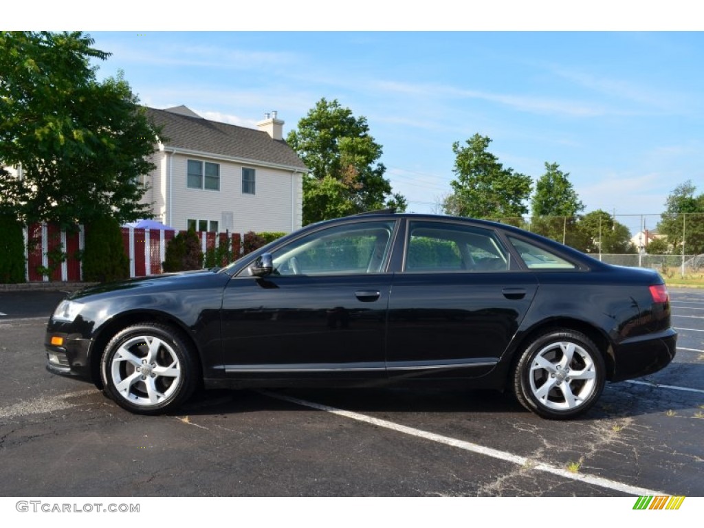 Brilliant Black 2009 Audi A6 3.0T quattro Sedan Exterior Photo #68034041