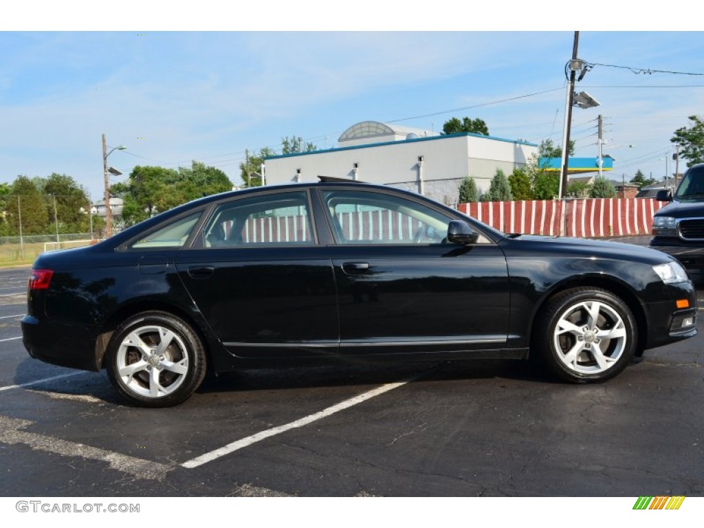 Brilliant Black 2009 Audi A6 3.0T quattro Sedan Exterior Photo #68034077