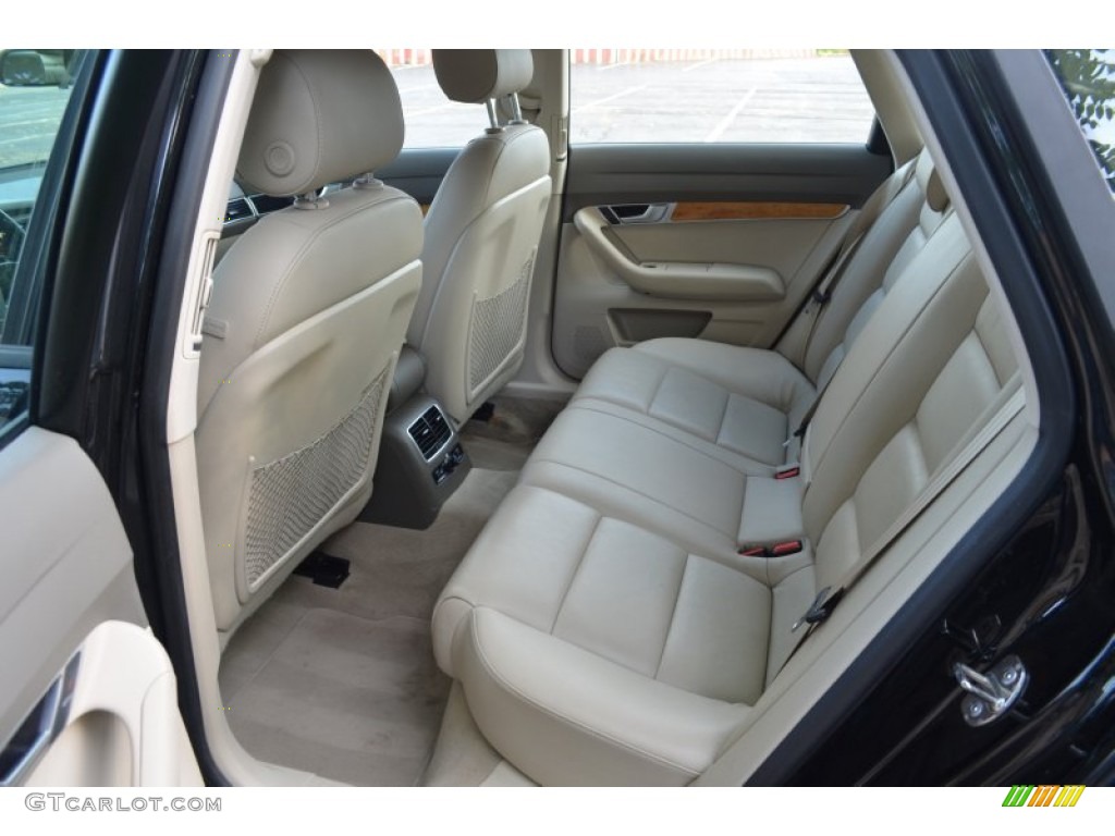 Cardamom Beige Interior 2009 Audi A6 3.0T quattro Sedan Photo #68034098