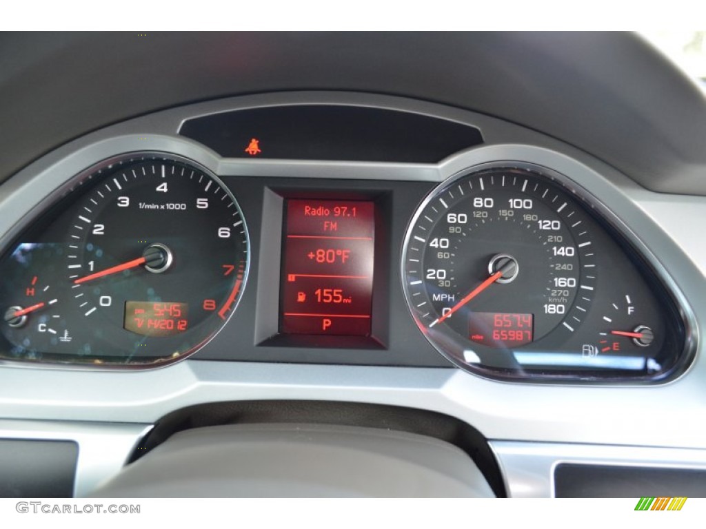 2009 Audi A6 3.0T quattro Sedan Gauges Photo #68034152