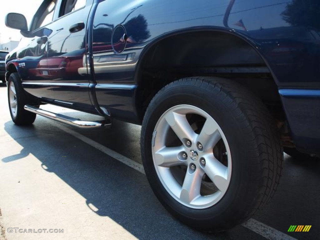 2008 Ram 1500 Big Horn Edition Quad Cab 4x4 - Patriot Blue Pearl / Khaki photo #6