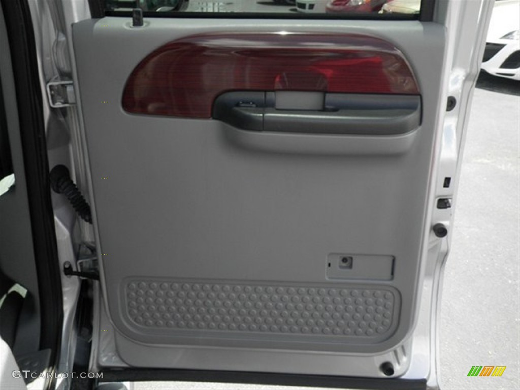 2006 Ford F350 Super Duty Lariat Crew Cab Dually Medium Flint Door Panel Photo #68035884