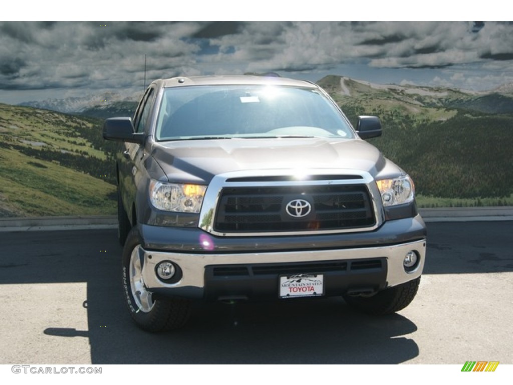 2012 Tundra TRD Double Cab 4x4 - Magnetic Gray Metallic / Graphite photo #4