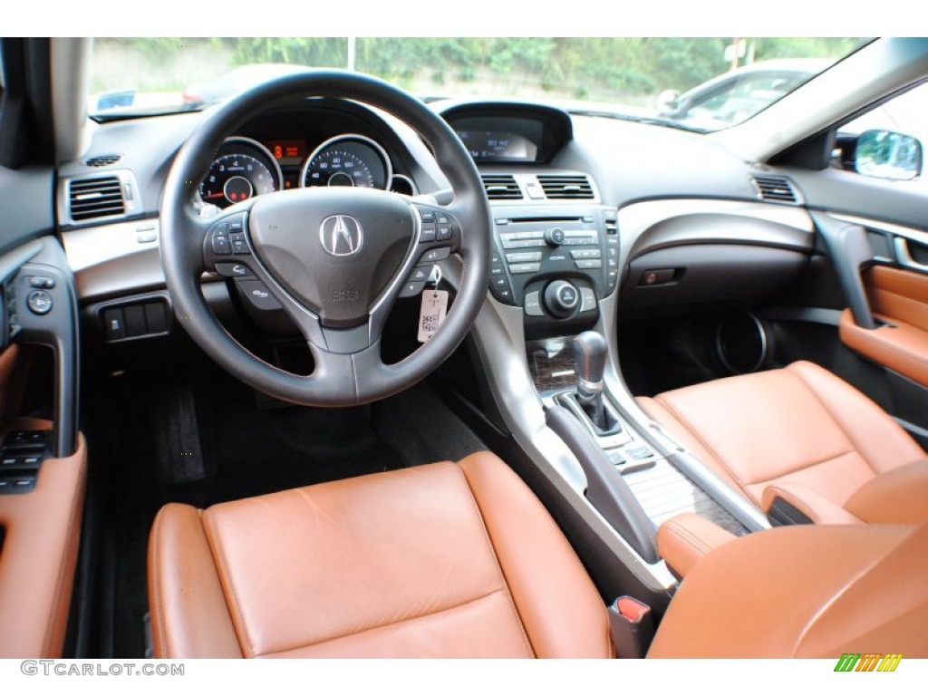 Umber Brown Interior 2010 Acura TL 3.7 SH-AWD Photo #68036039