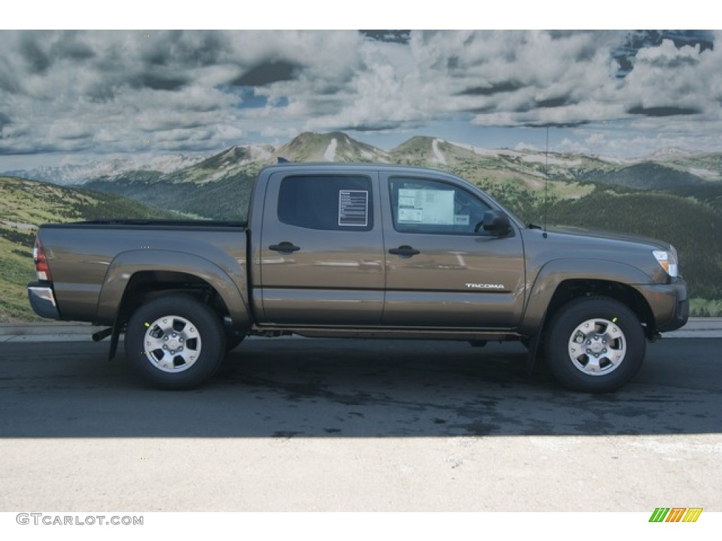 2012 Tacoma V6 Double Cab 4x4 - Pyrite Mica / Graphite photo #2