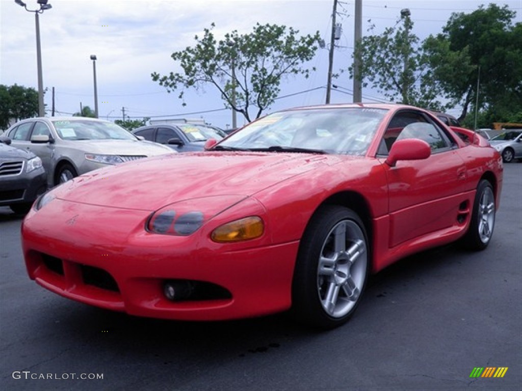1997 3000GT VR-4 Turbo - Caracas Red / Tan photo #8