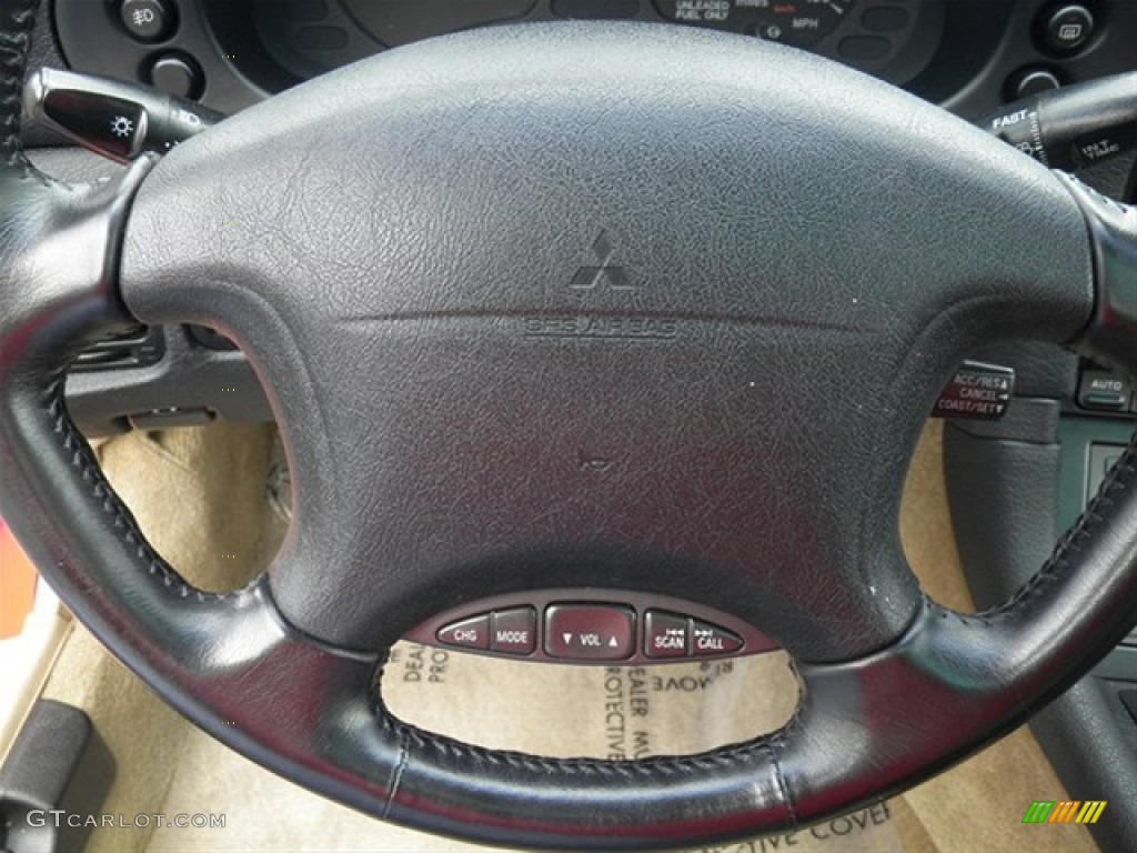 1997 3000GT VR-4 Turbo - Caracas Red / Tan photo #27