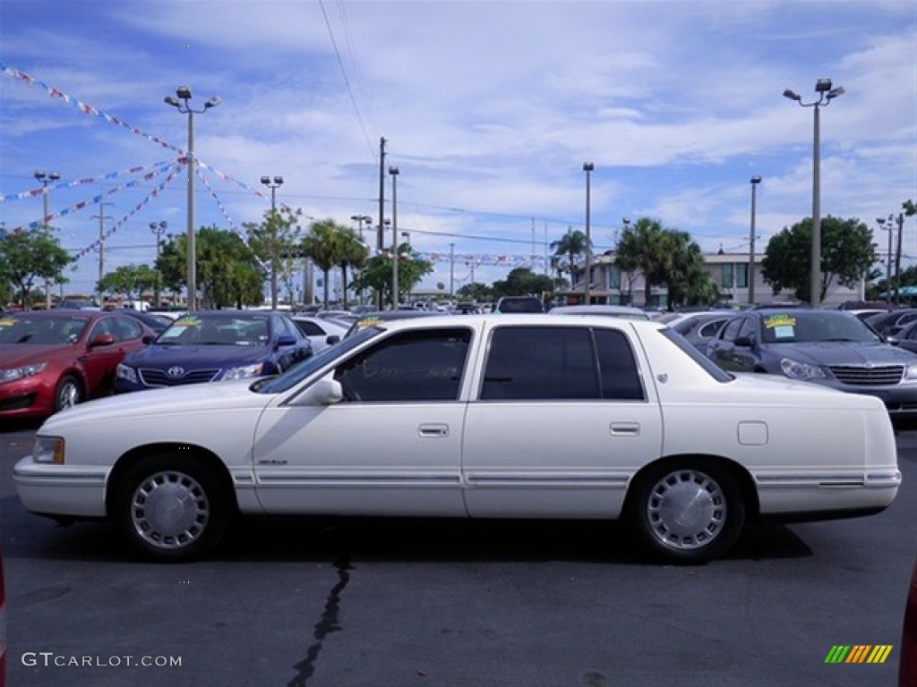 1999 DeVille Sedan - Cotillion White / Neutral Shale photo #8