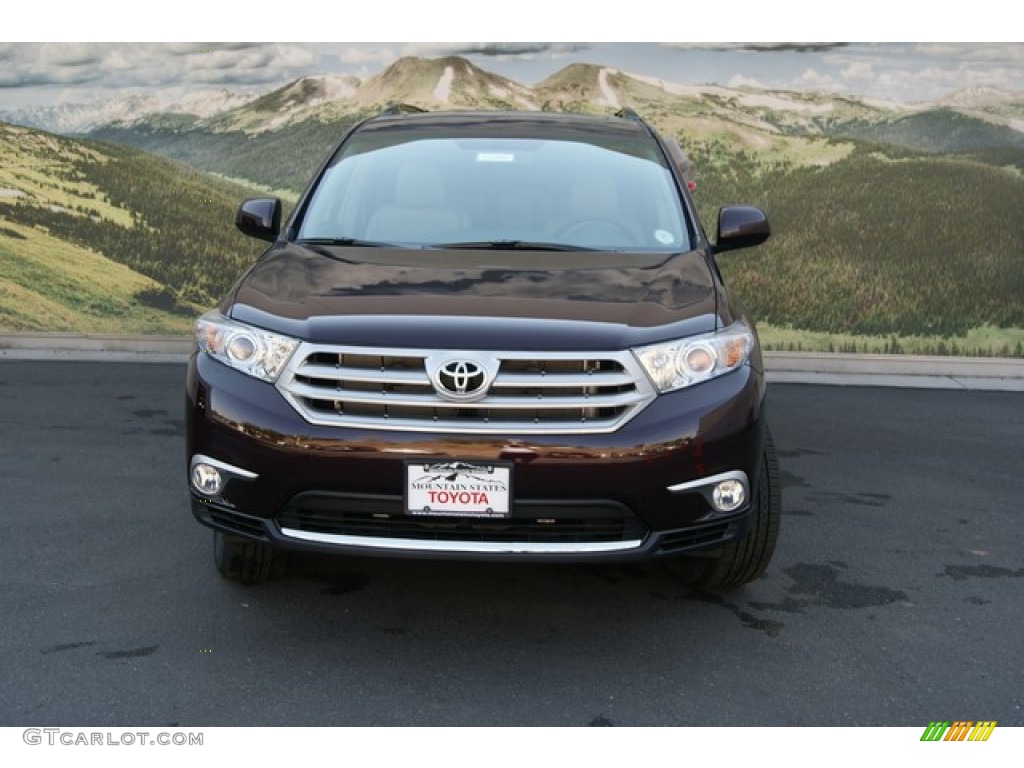 2012 Highlander SE 4WD - Sizzling Crimson Mica / Ash photo #3