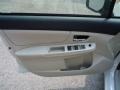 2012 Subaru Impreza Ivory Interior Door Panel Photo