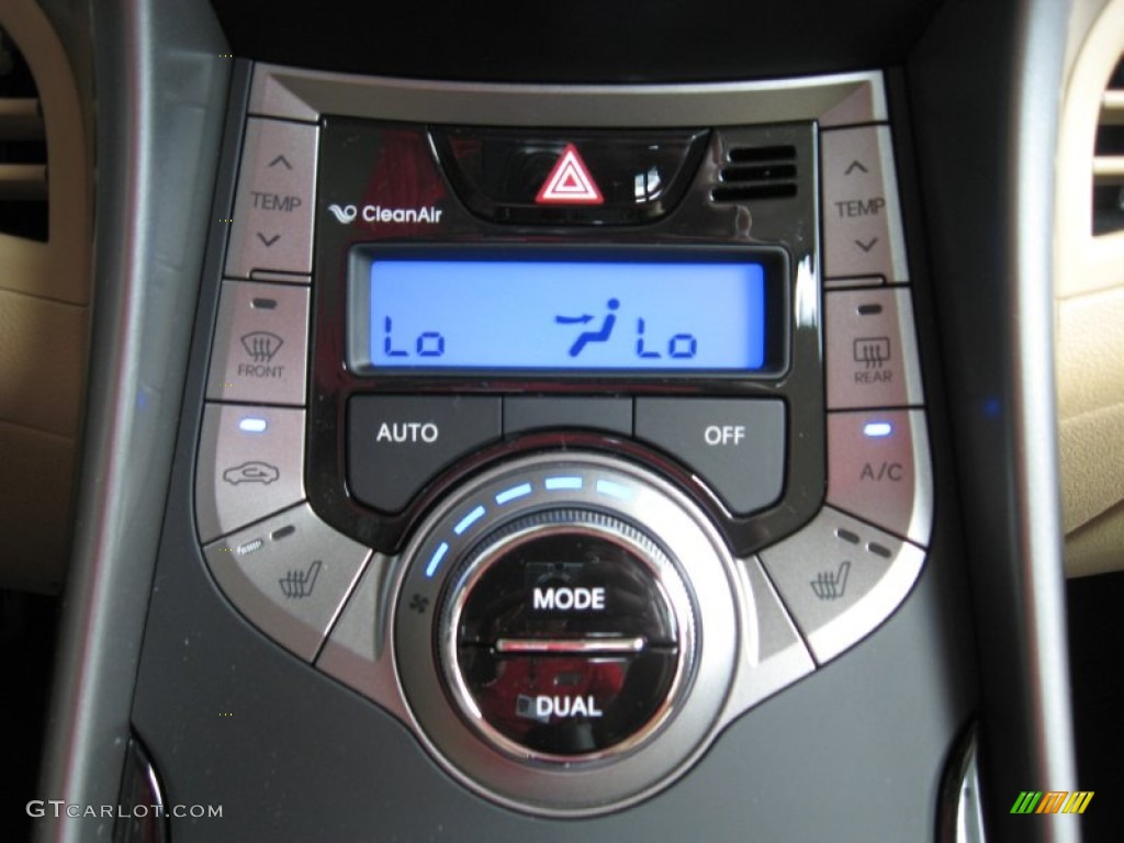 2013 Elantra Limited - Black / Beige photo #26