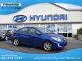2013 Marathon Blue Hyundai Accent GLS 4 Door  photo #1