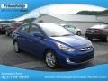 2013 Marathon Blue Hyundai Accent GLS 4 Door  photo #5