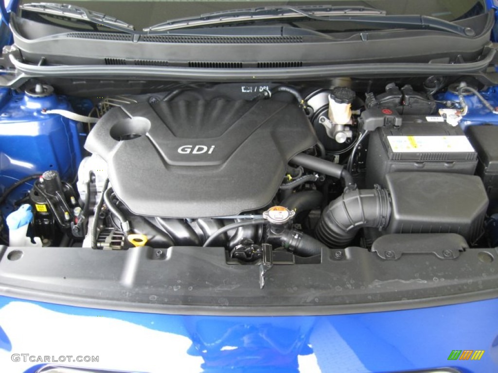 2013 Accent GLS 4 Door - Marathon Blue / Gray photo #10