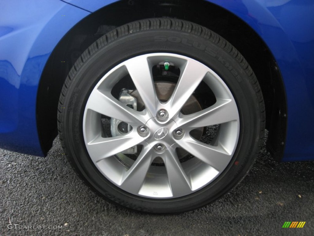 2013 Accent GLS 4 Door - Marathon Blue / Gray photo #11