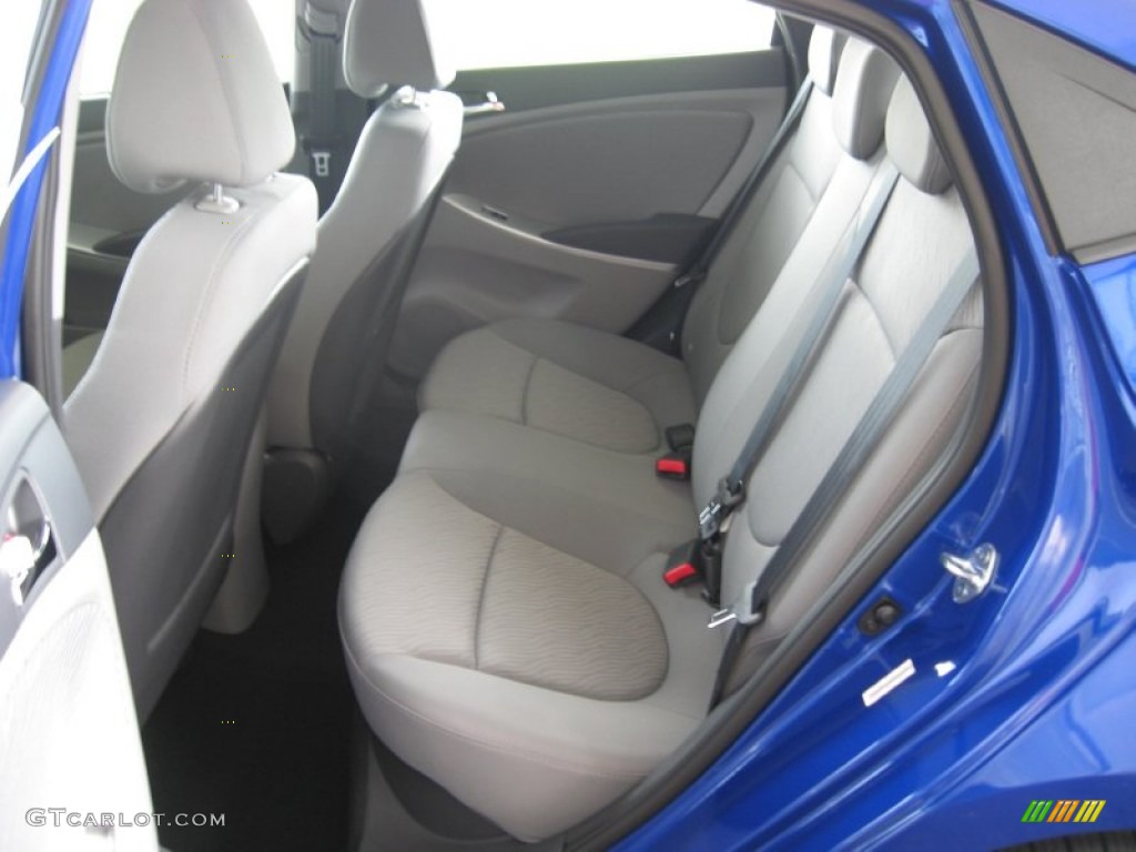 2013 Accent GLS 4 Door - Marathon Blue / Gray photo #17