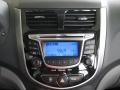 2013 Hyundai Accent Gray Interior Audio System Photo