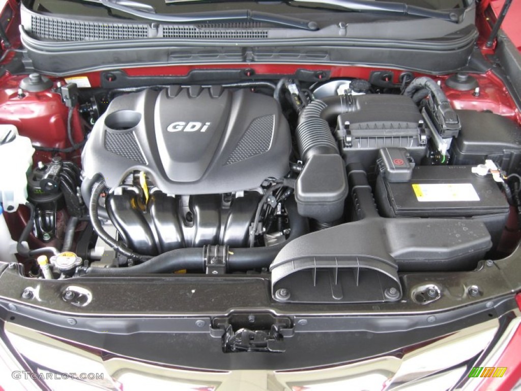 2013 Hyundai Sonata SE 2.4 Liter DOHC 16-Valve D-CVVT 4 Cylinder Engine Photo #68038766