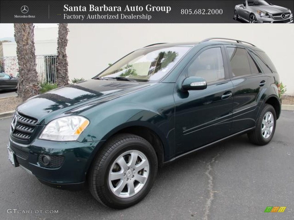 2006 ML 350 4Matic - Everest Green Metallic / Macadamia photo #1