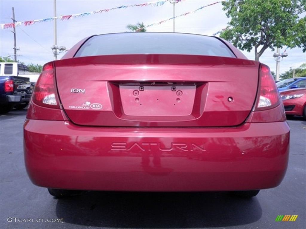 Berry Red 2004 Saturn ION 2 Sedan Exterior Photo #68039399