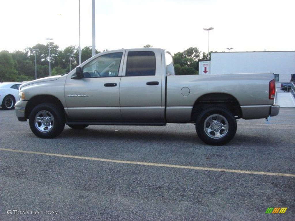 2005 Ram 1500 SLT Quad Cab 4x4 - Light Almond Pearl / Taupe photo #3