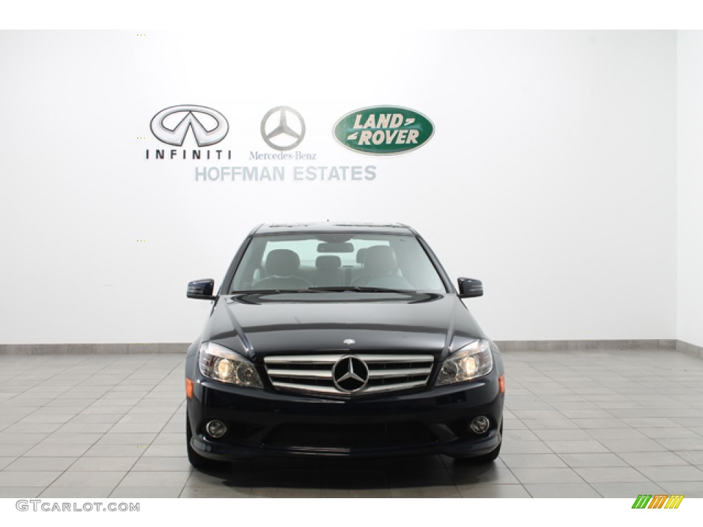 2010 C 300 Sport 4Matic - Capri Blue Metallic / Grey/Black photo #3