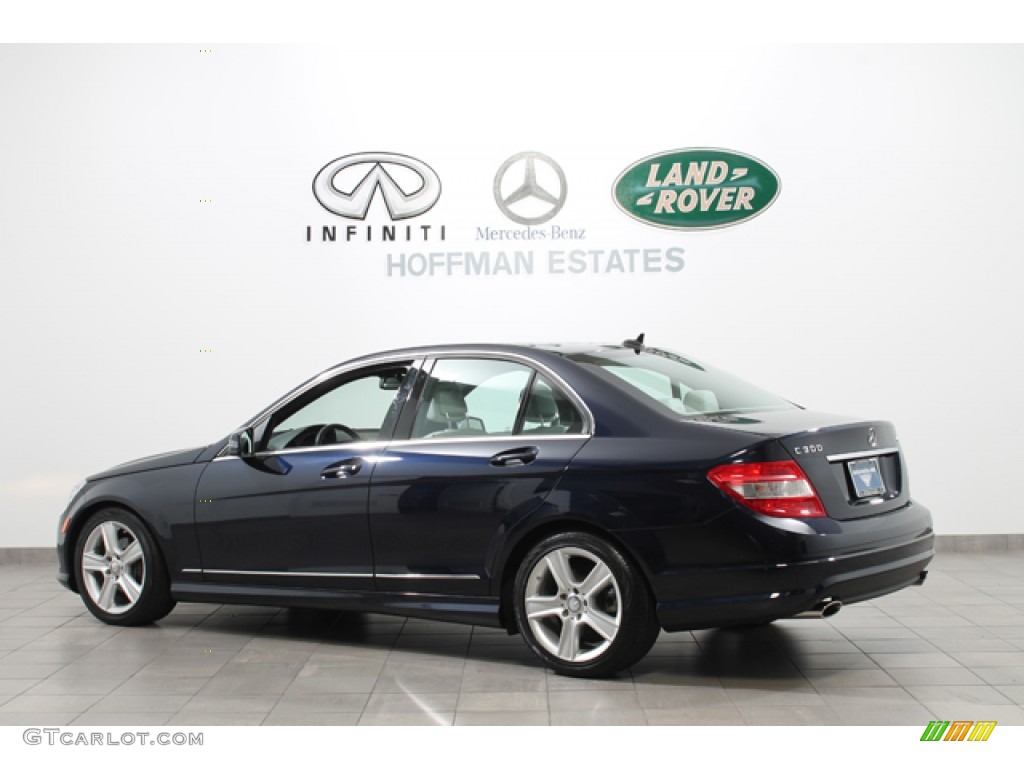 2010 C 300 Sport 4Matic - Capri Blue Metallic / Grey/Black photo #5