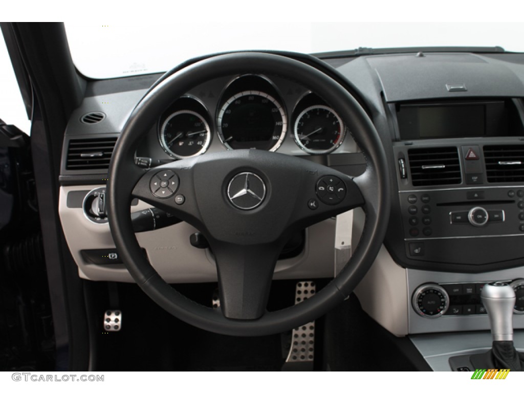 2010 C 300 Sport 4Matic - Capri Blue Metallic / Grey/Black photo #7