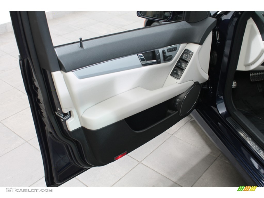 2010 C 300 Sport 4Matic - Capri Blue Metallic / Grey/Black photo #16