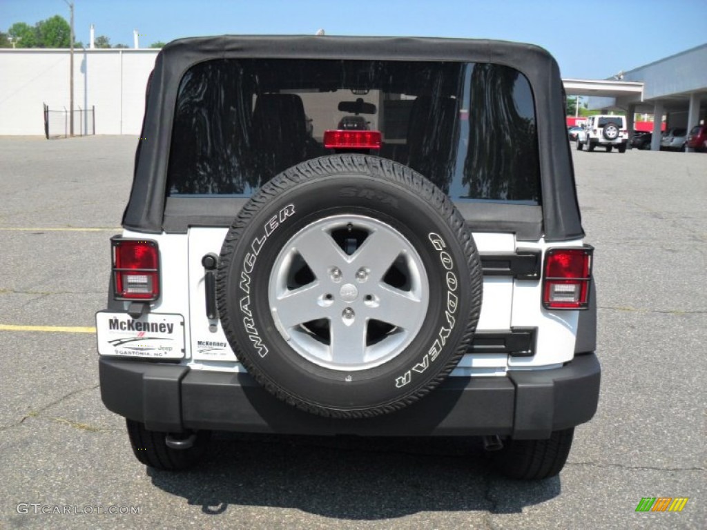 2011 Wrangler Sport S 4x4 - Bright White / Black photo #3