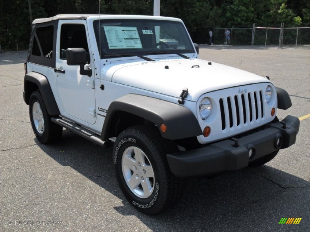 2011 Wrangler Sport S 4x4 - Bright White / Black photo #5