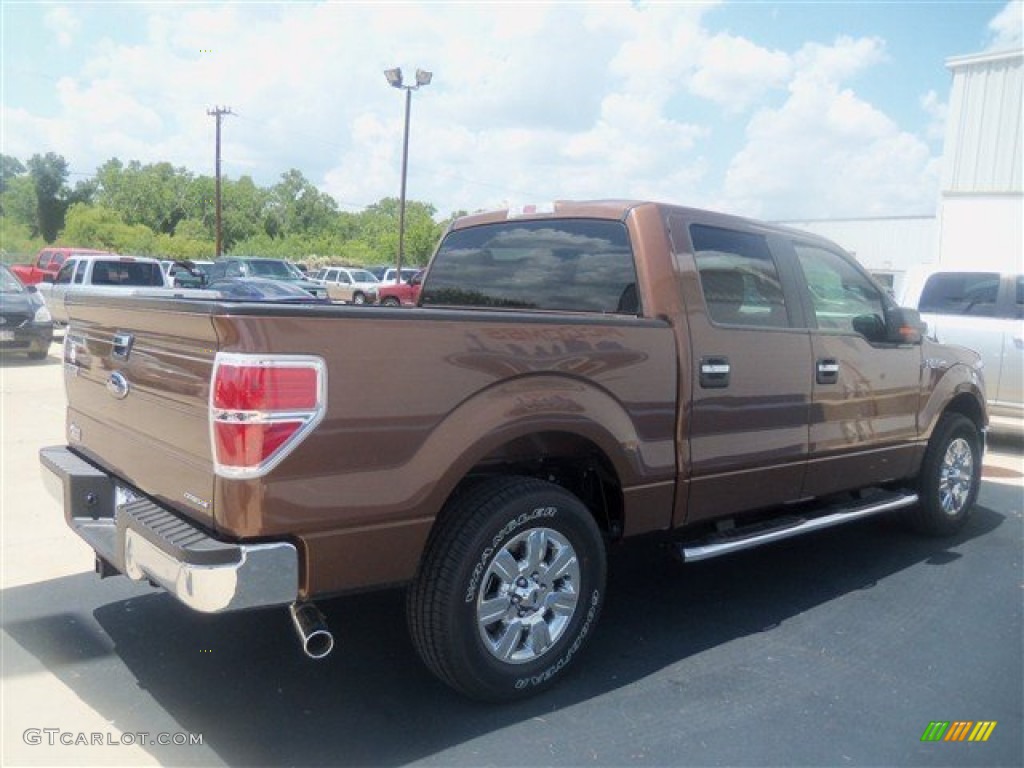 2012 F150 XLT SuperCrew - Golden Bronze Metallic / Pale Adobe photo #5