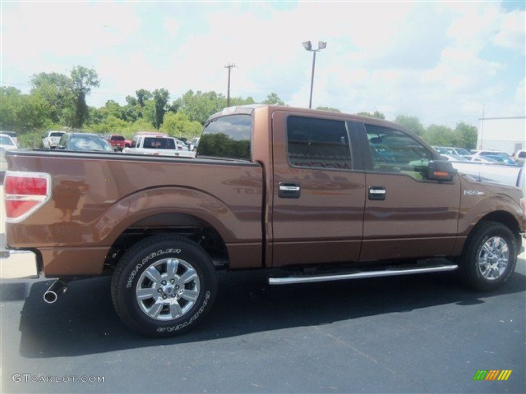 2012 F150 XLT SuperCrew - Golden Bronze Metallic / Pale Adobe photo #6