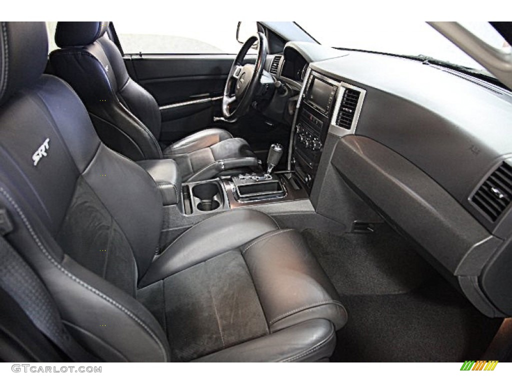 Dark Slate Gray Royale Leather Interior 2009 Jeep Grand Cherokee SRT-8 4x4 Photo #68044184