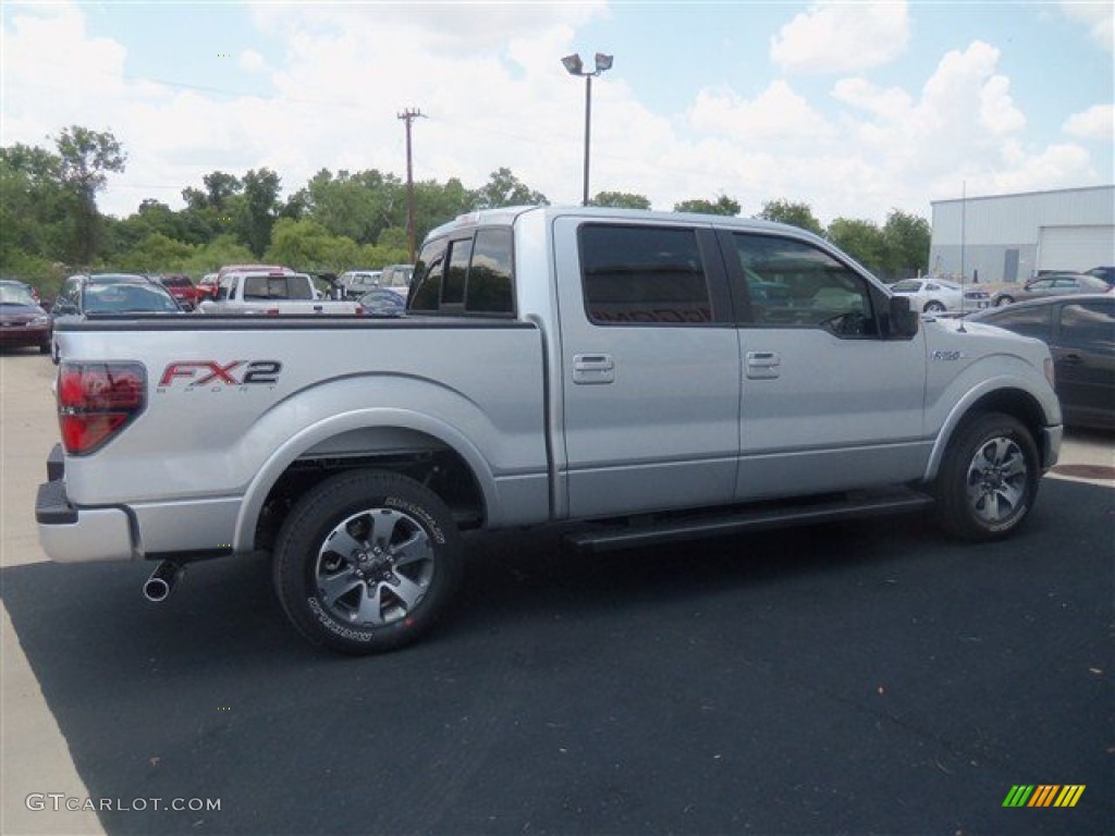 2012 F150 FX2 SuperCrew - Ingot Silver Metallic / Black photo #6